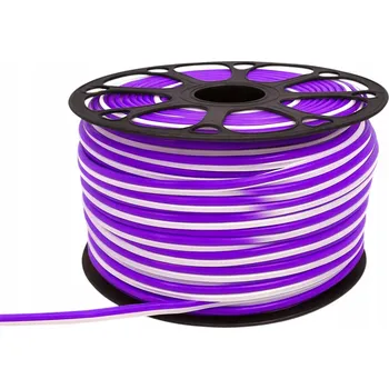 LED páska Neon Frez 6mm Fialový Kryt Ochrana pro Neonové Nápisy LED Silikon 9x8mm