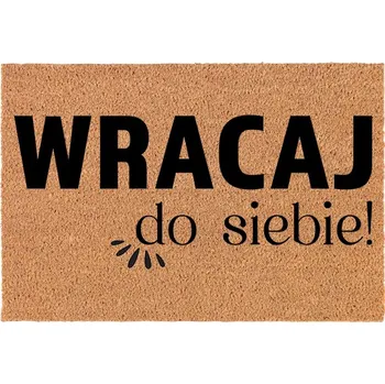 Rohožka KOKOSOVÁ VSTUPNÍ ROHOŽKA DO DOMU | VESELÝ DÁREK VÍTEJTE DOMA