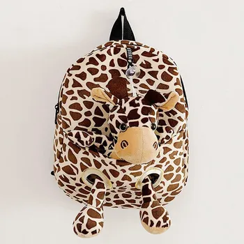 Dětský batoh Dětský batůžek s vyjímatelným plyšákem - žirafa