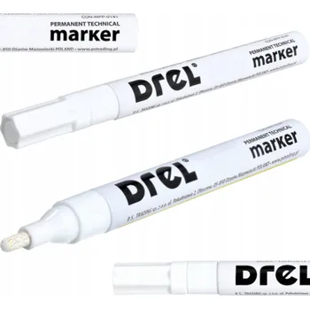 Drel Olejový popisovač bílý, 2.5 mm, kulatý hrot CON-MPP-0141