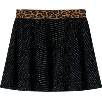 Dívčí sukně vidaXL Dětská sukně s leopardím pasem černá 92 [14479]