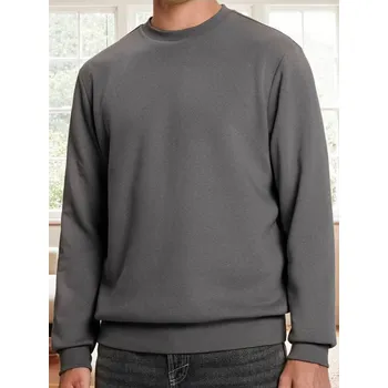 Pánská mikina Sinsay - Mikina s dlouhým rukávem - šedá - 2324O-90X - 2324O-90X-XS