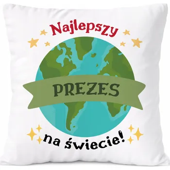 Polštář Dárek Polštář aktivisty s potiskem , bílý PoliDraw