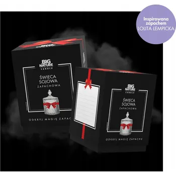 Svíčka Sójová vonná svíčka inspirovaná parfémem LOLITA LEMPICKA Big Nature 1 ks