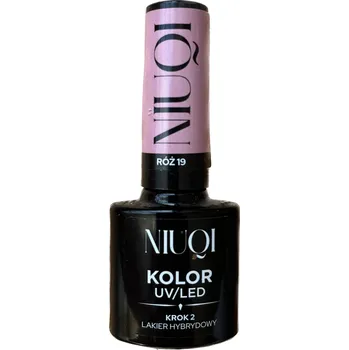 Lak na nehty NIUQI HYBRIDNÍ LAK NA NEHTY 5ML UV/LED RŮŽOVÁ 19