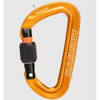 karabina Horolezecká karabina Mammut D-tvar oranžová 1 ks