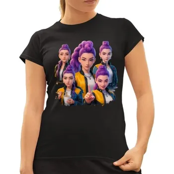 Žertovný předmět Tričkový.cz - Rumi - pro fanoušky Rumi Huntrix Kpop Demon Hunters - dámské tričko s potiskem