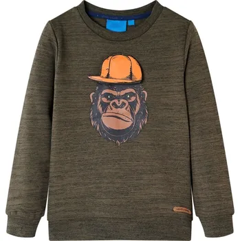 Chlapecká mikina vidaXL Dětská mikina 92 [13194] Barva: Khaki