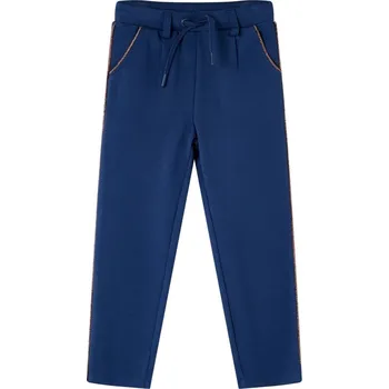 vidaXL Dětské kalhoty se stahovací šňůrkou námořnicky modré 116 [13546]