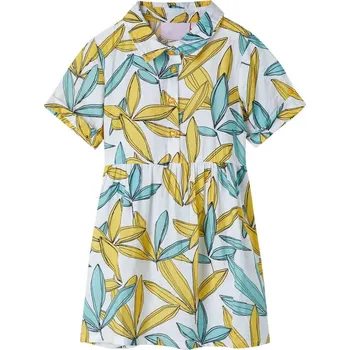 Dívčí šaty vidaXL Dětské šaty ecru 92 [11514]