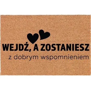 Rohožka KOKOSOVÁ VSTUPNÍ ROHOŽKA DO DOMU DEKORATIVNÍ | DÁREK VZPOMÍNKA