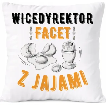 Polštář Dárek Polštář pro administrátora s potiskem , bílý