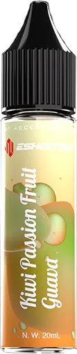 E-Shooter Náhradní náplň pro tlumič FLARE Smoky BT - kiwi, maracuja a guava vůně
