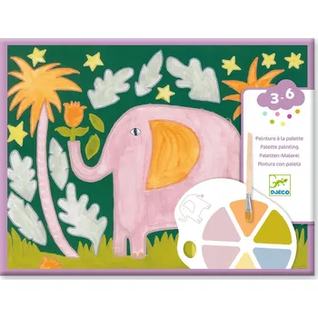 Obraz Djeco: Malování s paletou barev DIVOKÁ ZVÍŘATA 9132