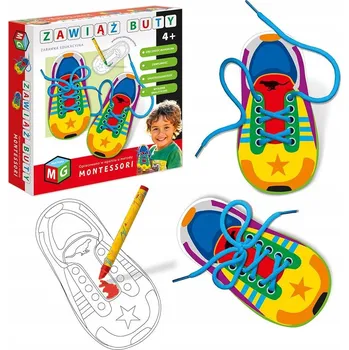 Obraz Montessori proplétačka hračka uvažte si boty 4+ Multihra