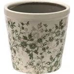 Květináč keramický 13 cm šedý