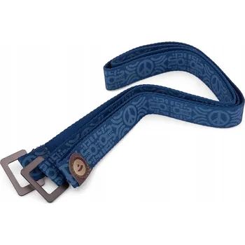 podložka na cvičení Bodhi Popruh na podložku na jógu Ethno Modrý