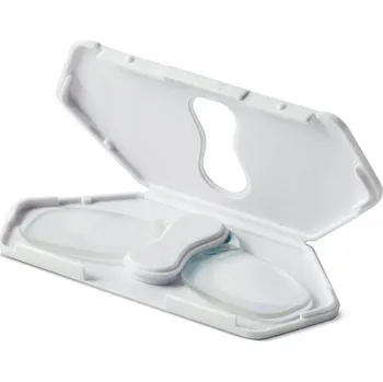 Lupa Zvětšovací binokulární lupa na čtení, bílá