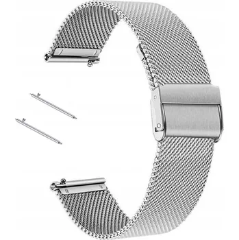 Náramek Náramek e-pasek pro univerzální 18 mm, stříbrný