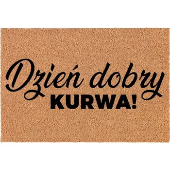 Rohožka KOKOSOVÁ VSTUPNÍ ROHOŽKA DO DOMU DEKORATIVNÍ | DÁREK KUR*A DEN