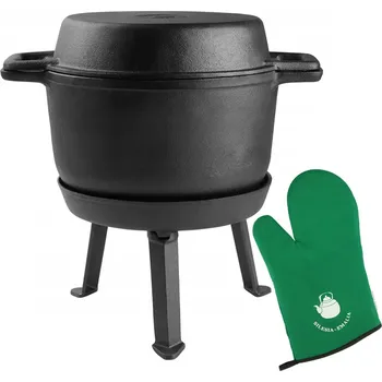 kotlíky Kotlík na trojnožce Silesia Emalia 8 l