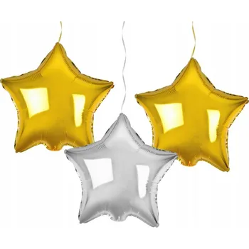 Balónek Fóliové Balónky Godan Stars 3 kusy