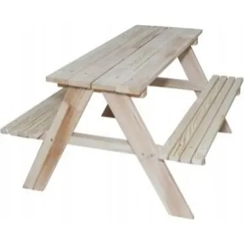 Dřevěná hračka Stolek s lavicí pro děti 3toysm Věk 3+