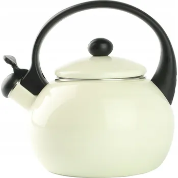 Varná konvice Konvice tradiční ocelová smaltovaná Silesia Emalia 2,2 l béžová