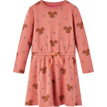 Dívčí šaty vidaXL Dětské šaty starorůžové 128 [15119]
