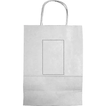 Cestovní taška Střední taška 150 gr/m² 5 BACK TRANSFER, 130x80mm Reflexní transfer, 1 barva