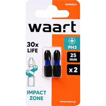 Bit Nárazové bity křížové PH3x25mm - 2ks