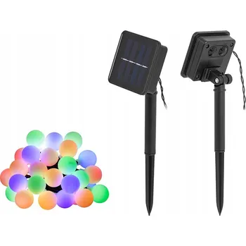 Venkovní osvětlení Světelný řetěz Tracer 490 cm solární, vícebarevný