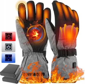 Rukavice VYHŘÍVANÉ USB RUKAVICE PRO CHLADNÉ DNY ELEKTRICKÉ VENKOVNÍ VODĚODOLNÉ