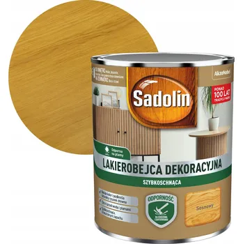 Lak na dřevo Lazura s voskem Sadolin 0,2 l hnědá satén