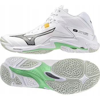 Pánská sálová obuv MIZUNO WAVE LIGHTNING Z8 MID (44) Pánské boty Bílé