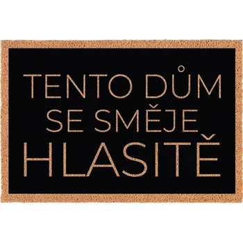 Rohožka Kokosová Vstupní Rohožka Dekorativní Veselý Dárek Dům Se Usmívá