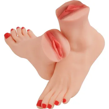 VscNovelty Fetishism Realistic Feet Masturbator, 2 realistické masturbátory – chodidla s vagínou