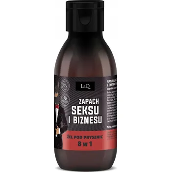 Sprchový gel LaQ DOBERMAN Sprchový Gel pro muže 8v1 ČERNÝ MAT 100 ml