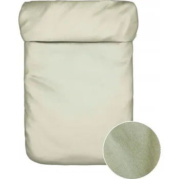 Povlečení Marc O'Polo Povlečení 160x220cm bavlna bavlněný povlak na přikrývku se vzorem rybí kosti