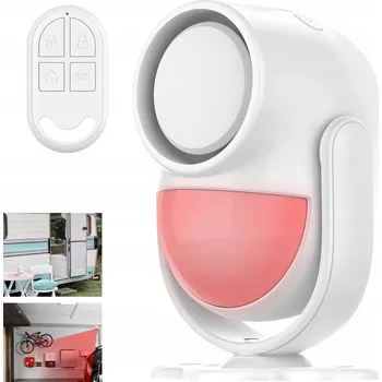 Pohybové čidlo ALARM - BEZDRÁTOVÝ SENZOR PROTI VLÁMÁNÍ NA DVEŘE A OKNA - UNIVERZÁLNÍ BÍLÝ