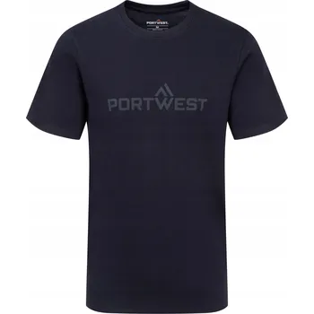 Pracovní obuv Bavlněné tričko s logem Portwest B198 NVR vel. S