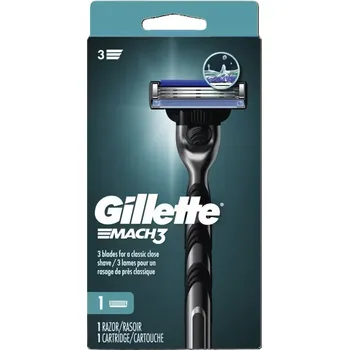 GILLETTE Mach3 strojek + 1 náhradní hlavice