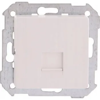 Elektrická zásuvka Internetová zásuvka nástěnná Kontakt-simon bílá