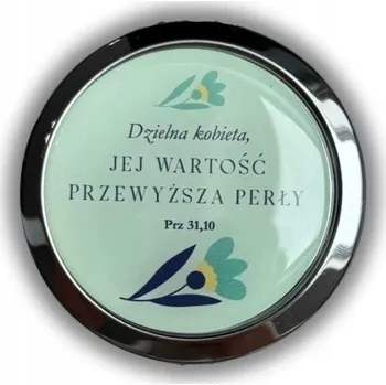 Kosmetické zrcátko Kulaté kapesní zrcátko - Statečná žena