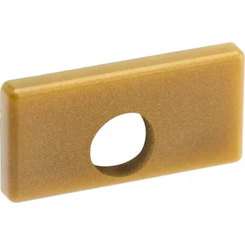 LED osvětlení Záslepka pro Nástěnný Profil ZLATÁ S OTVOREM