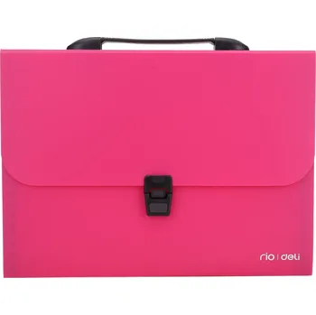 Pořadač s přihrádkami A4 Deli