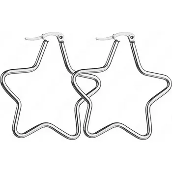 Náušnice Impress Jewelry Geometrické náušnice z chirurgické oceli stříbrné