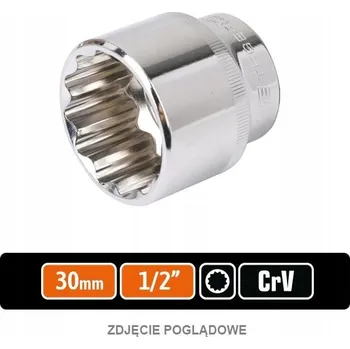 Klíč Nástrčkový klíč 1/2" dvanáctihran 30 mm / TEGER