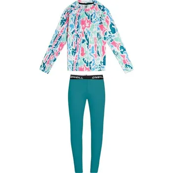 Set dětského termoprádla Dívčí set funkčního prádla O'Neill BASELAYER 164 Mix, Tyrkysová