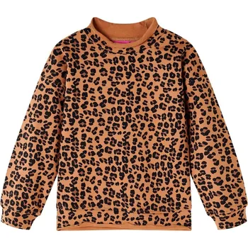 Chlapecká mikina vidaXL Dětská mikina světle koňaková 92 [14469]